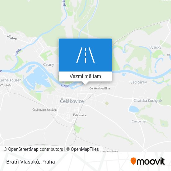 Bratří Vlasáků mapa