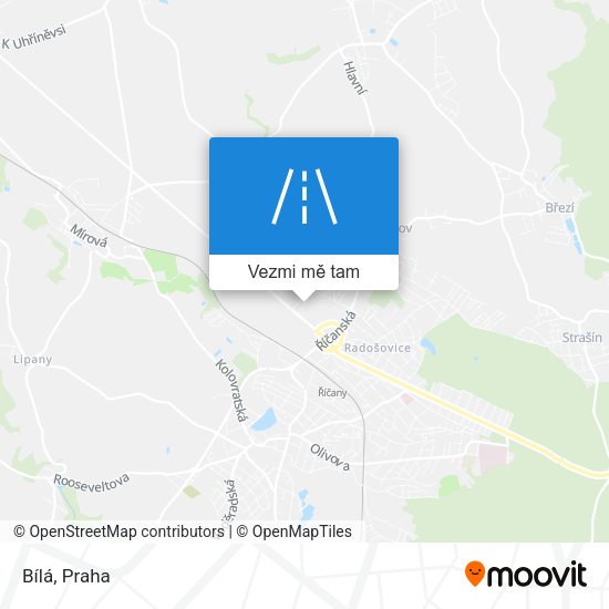 Bílá mapa