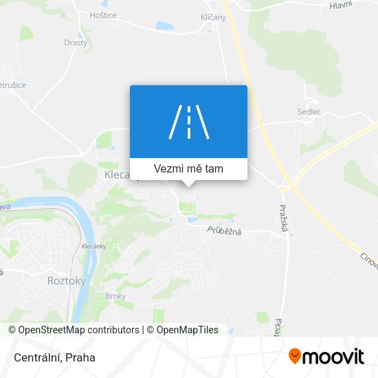 Centrální mapa