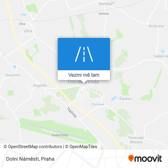 Dolní Náměstí mapa