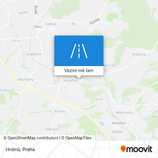 Hrdinů mapa