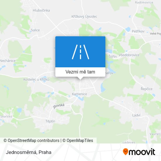Jednosměrná mapa