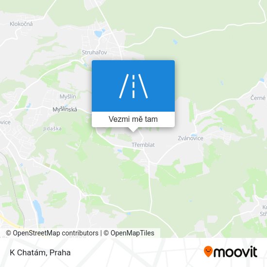 K Chatám mapa