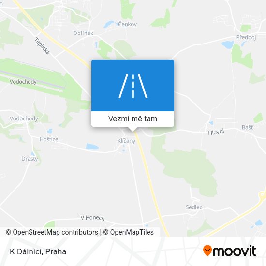 K Dálnici mapa