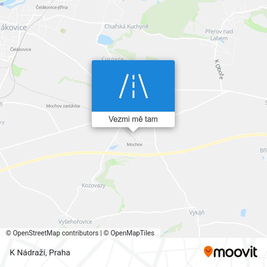 K Nádraží mapa