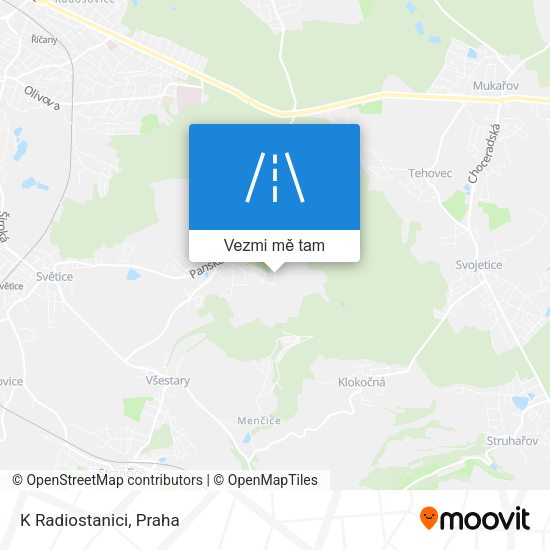 K Radiostanici mapa