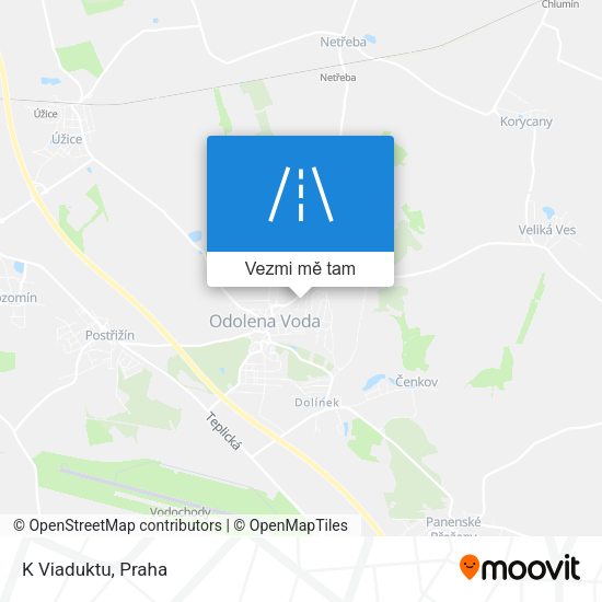 K Viaduktu mapa