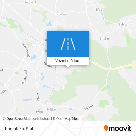 Karpatská mapa