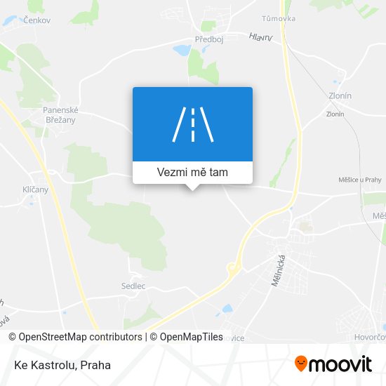 Ke Kastrolu mapa