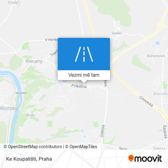Ke Koupališti mapa