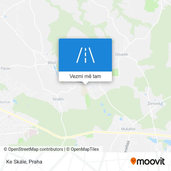 Ke Skále mapa