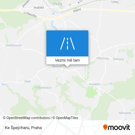 Ke Špejcharu mapa