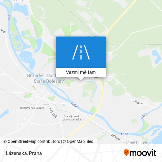 Lázeňská mapa