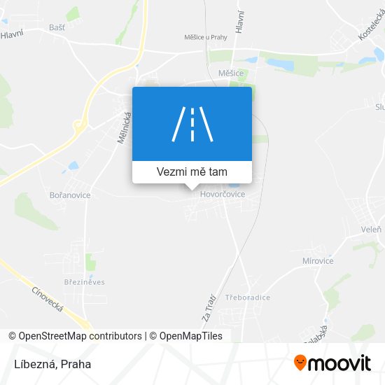 Líbezná mapa