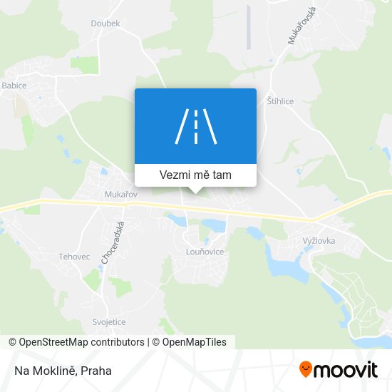 Na Moklině mapa
