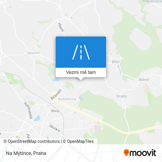 Na Mýtince mapa