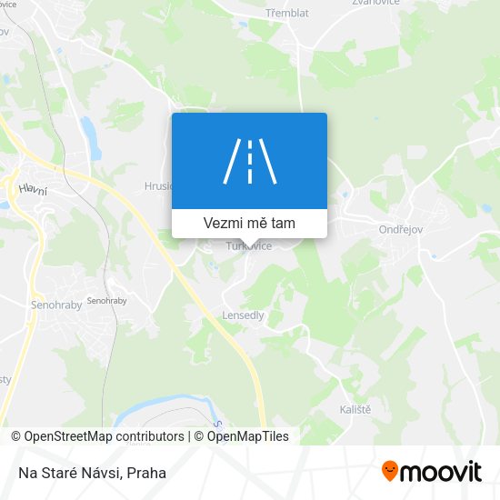 Na Staré Návsi mapa