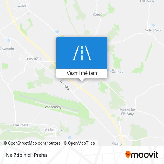 Na Zdolnici mapa