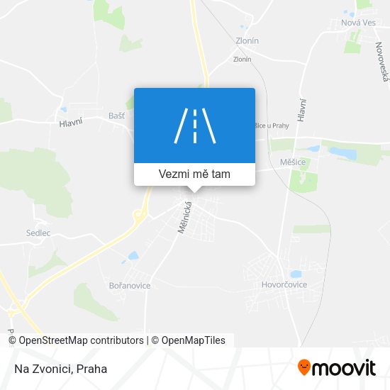 Na Zvonici mapa