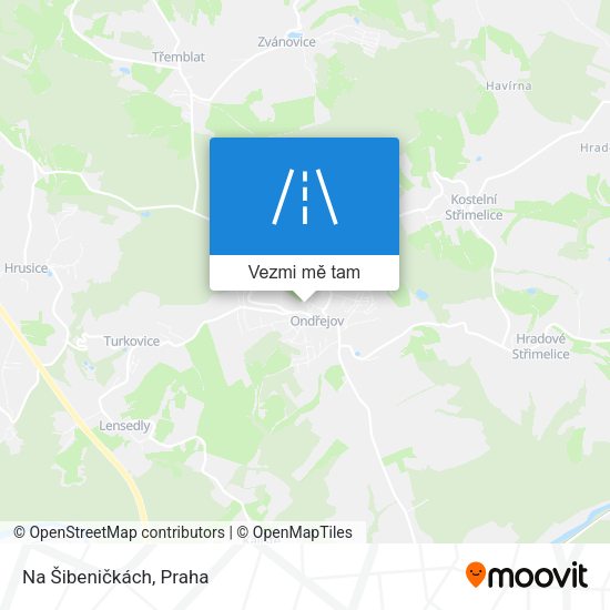 Na Šibeničkách mapa