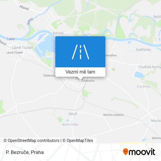 P. Bezruče mapa