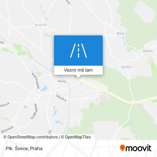 Plk. Švece mapa