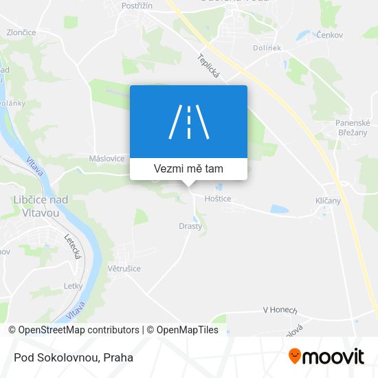 Pod Sokolovnou mapa