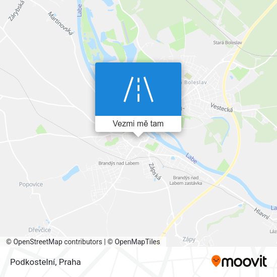 Podkostelní mapa