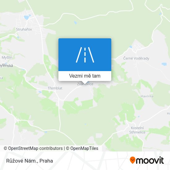 Růžové Nám. mapa