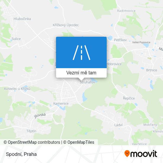 Spodní mapa