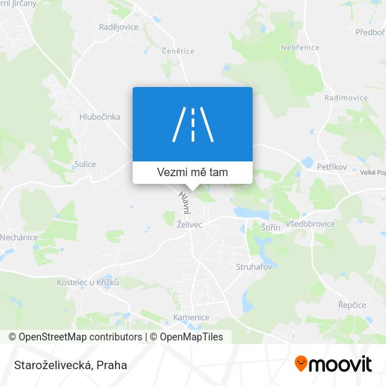 Staroželivecká mapa
