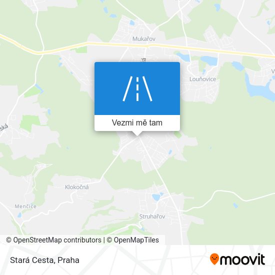 Stará Cesta mapa