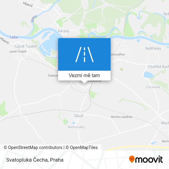 Svatopluka Čecha mapa