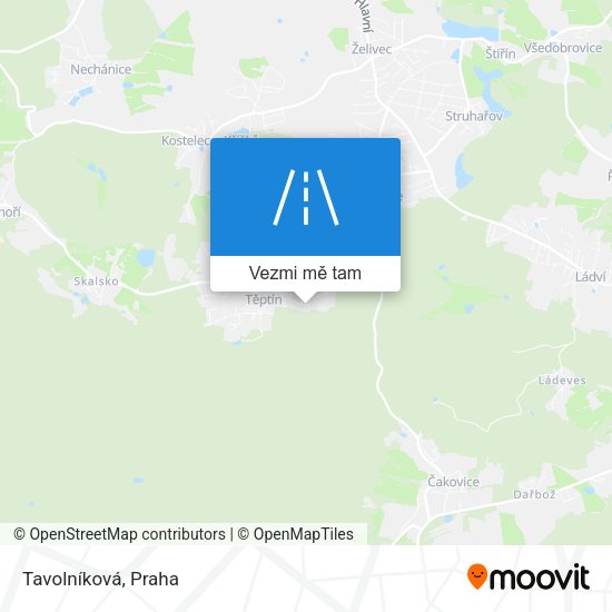 Tavolníková mapa