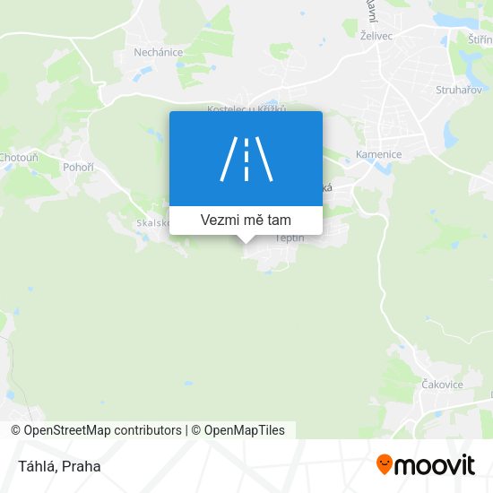 Táhlá mapa