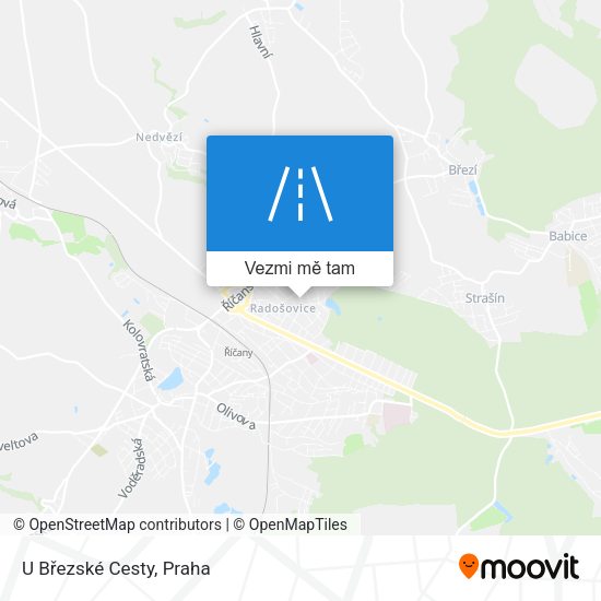U Březské Cesty mapa