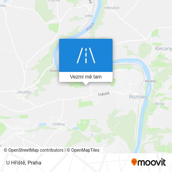 U Hřiště mapa