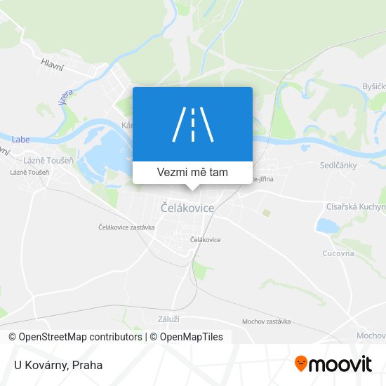 U Kovárny mapa