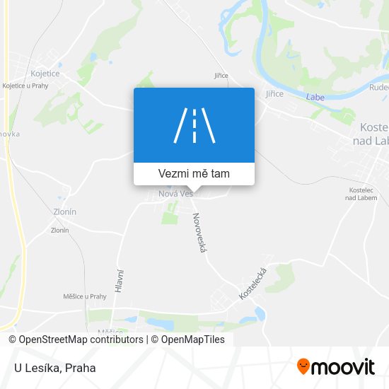 U Lesíka mapa
