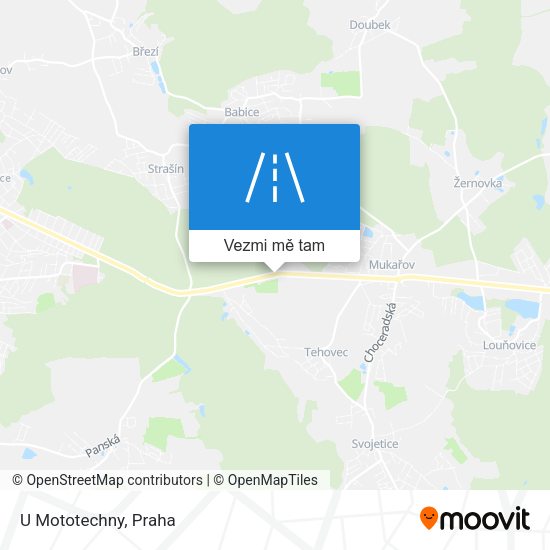 U Mototechny mapa