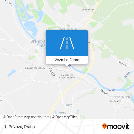U Přívozu mapa