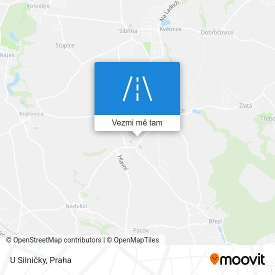 U Silničky mapa