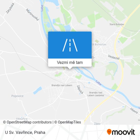 U Sv. Vavřince mapa