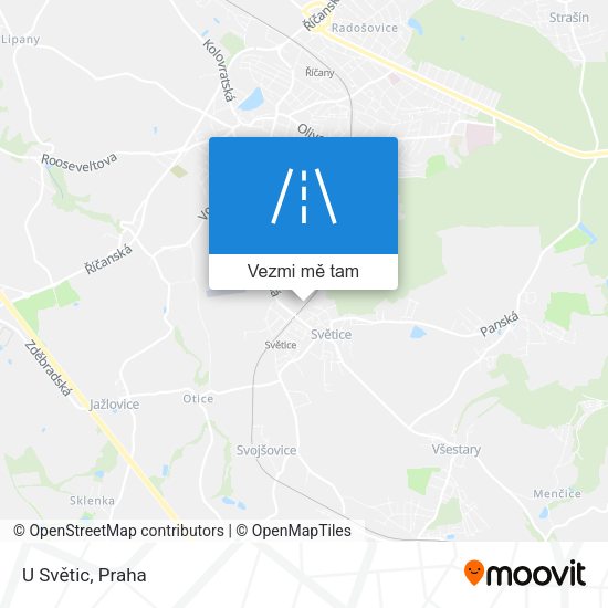 U Světic mapa