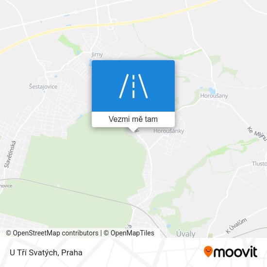 U Tří Svatých mapa