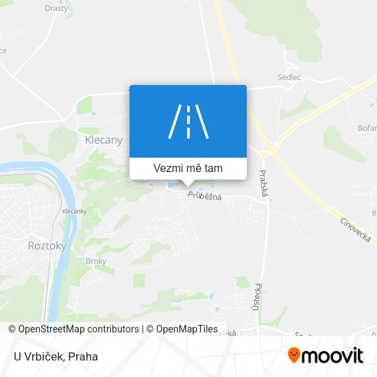 U Vrbiček mapa