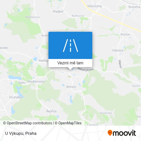 U Výkupu mapa