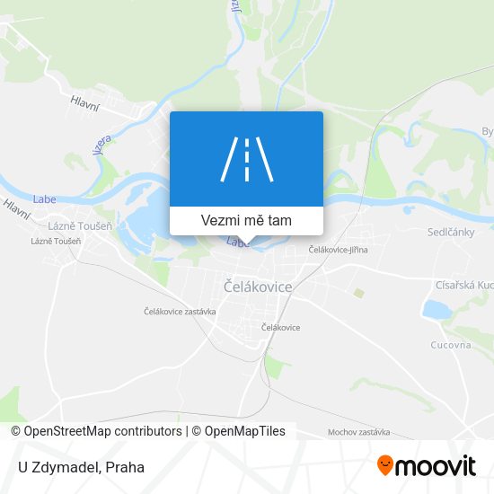 U Zdymadel mapa