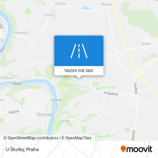 U Školky mapa