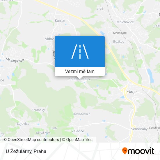 U Žežulárny mapa